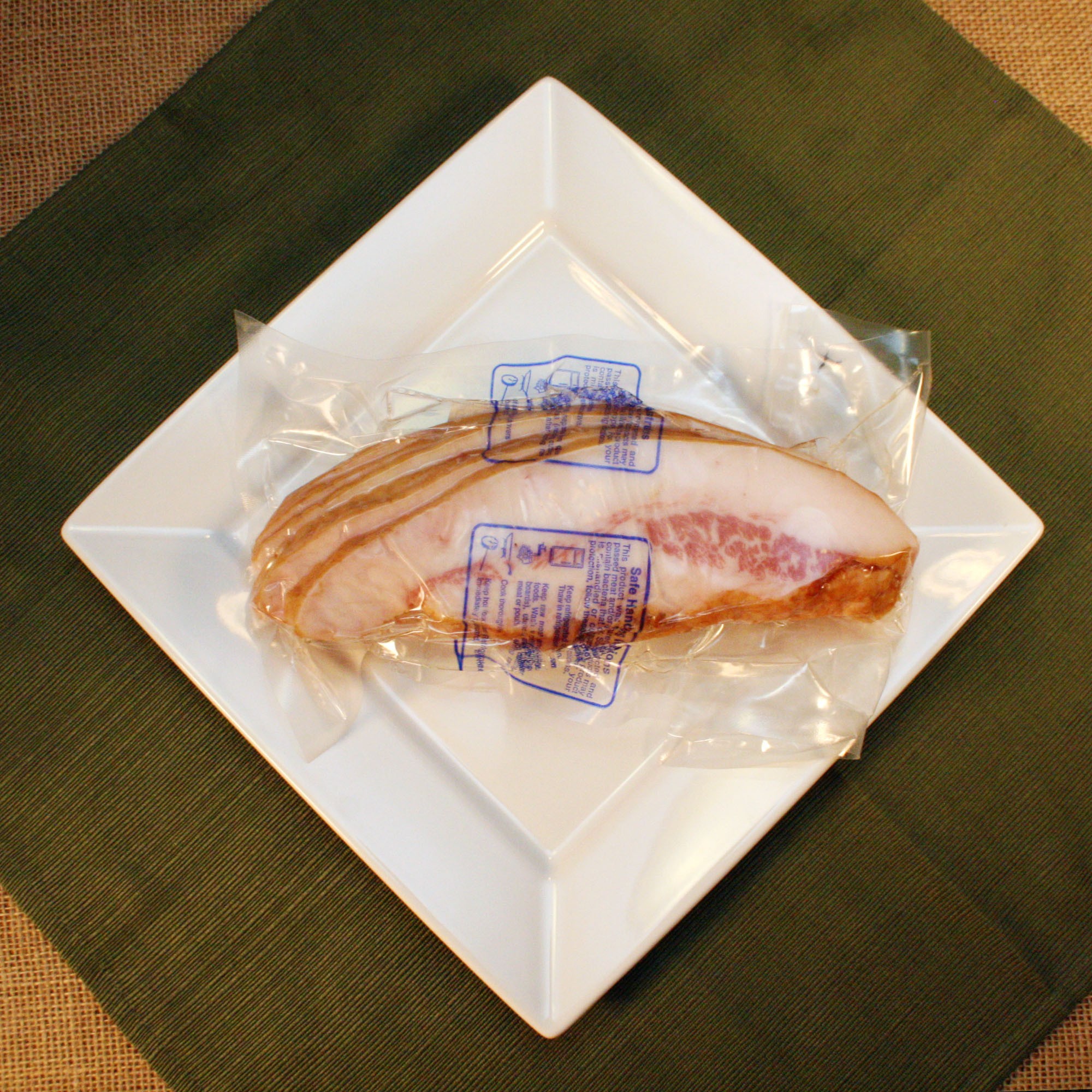 Mangalitsa Estates Mangalitsa Jowl Bacon Sliced Hickory Smoked Cured