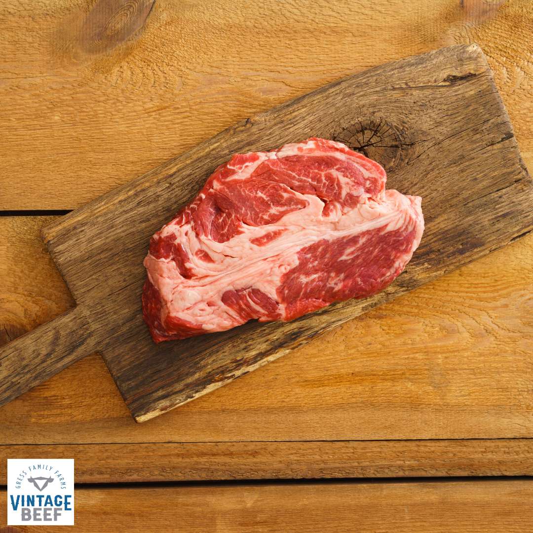 Vintage Beef by Gress Family Farms Delmonico/ Chuck Eye Steak