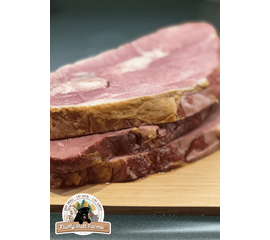 Soy Free - Mangalitsa Smoked Ham Steak - image 1 | Fluffy Butt Farms