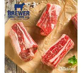 Brewer Family Farms Iowa beef short ribs
