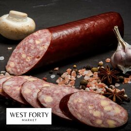 Beef Summer Sausage | 1 lb - image 1 | West Forty Market