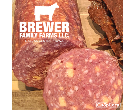 Brewer Family Farms Beef summer sausage
