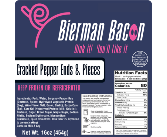 Bierman Bacon Cracked Pepper Ends & Pieces