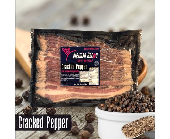 cracked pepper flavored bacon for online ordering