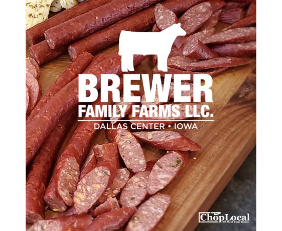 Iowa beef sticks from Brewer Family Farms