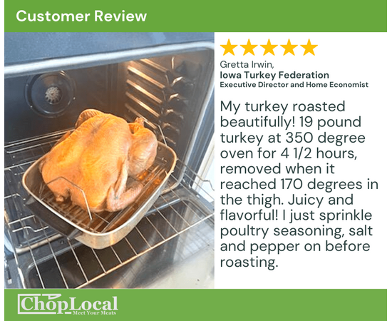 iowa free range turkey 5 star review