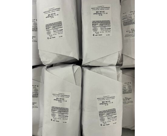 Beef Hamburger Patties | 1/4lb | 10 Pk - image 1 | West Forty Market